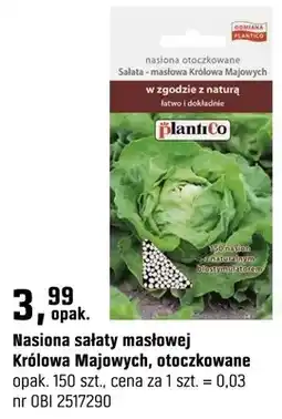 OBI Nasiona sałaty masłowej Królowa Majowych, otoczkowane oferta