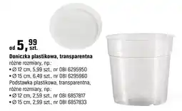 OBI Podstawka plastikowa, transparentna oferta