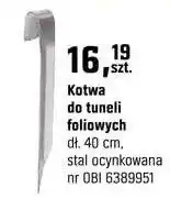 OBI Kotwa do tuneli foliowych oferta