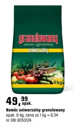 OBI Nawóz uniwersalny granulowany oferta