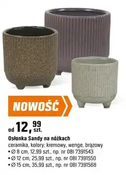 OBI Osłonka Sandy na nóżkach oferta