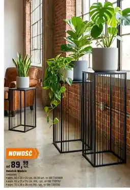 OBI Kwietnik Modern metalowy 70x28x28cm oferta