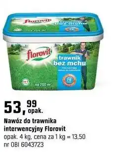 OBI Nawóz do trawnika interwencyjny oferta