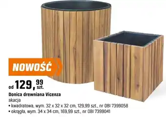 Donice drewniana Vicenza