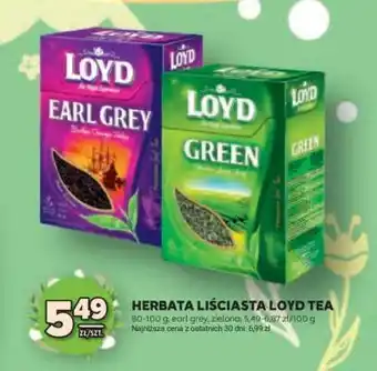Stokrotka Market HERBATA LIŚCIASTA LOYD TEA oferta