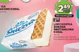 Stokrotka Market Lody Kostka Śnieżna śmietankowa Koral oferta