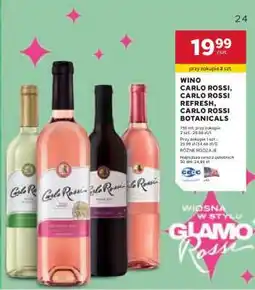 Stokrotka Market Wino Carlo Rossi, Carlo Rossi Refresh, Carlo Rossi Botanicals oferta