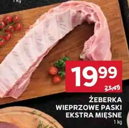 Stokrotka Market Żeberka wieprzowe paski ekstra mięsne oferta