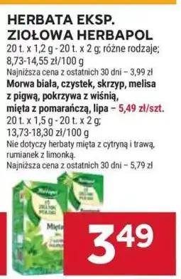 Stokrotka Market HERBATA EKSP. ZIOŁOWA HERBAPOL oferta