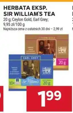 Stokrotka Market HERBATA EKSP. SIR WILLIAM’S TEA oferta