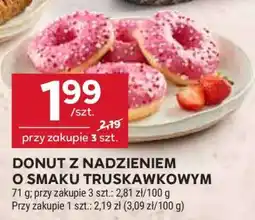 Stokrotka Market DONUT Z NADZIENIEM O SMAKU TRUSKAWKOWYM oferta