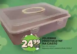 Stokrotka Market Pojemnik prostokątny na ciasto oferta