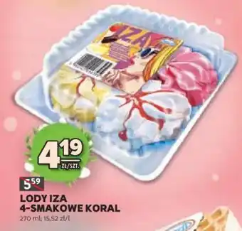 Stokrotka Market Lody Iza 4-smakowe Koral oferta