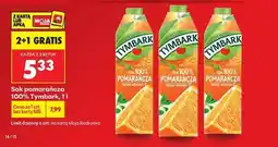 Biedronka Sok pomarańcza 100% Tymbark, 1l oferta
