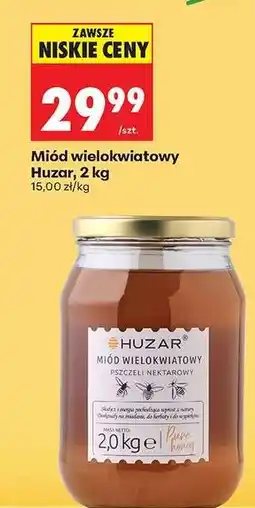 Biedronka Miód wielokwiatowy Huzar 2 kg oferta