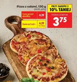 Biedronka Pizza z salami 130 g oferta