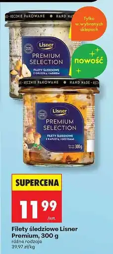 Biedronka Filety śledziowe Lisner Premium, 300 g oferta
