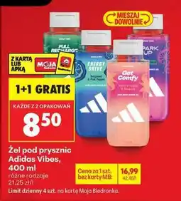 Biedronka Żel pod prysznic Adidas Vibes, 400 ml oferta