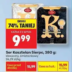 Biedronka Ser Kasztelan Sierpc, 380 g oferta