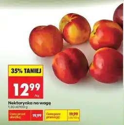 Biedronka Nektarynka na wage oferta