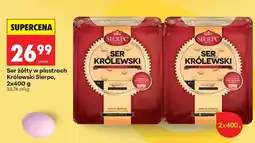 Biedronka Ser żółty w plastrach Królewski Sierpc, 2x400 g oferta