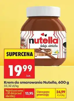 Biedronka Krem do smarowania Nutella , 600 g oferta