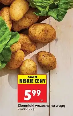 Biedronka Ziemniaki wczesne na wagę oferta