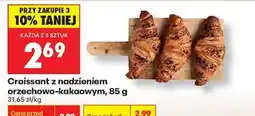 Biedronka Croissant z nadzieniem orzechowo kakaowym , 85 g oferta