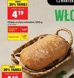Biedronka Chleb w stylu włoskim, 500 g oferta