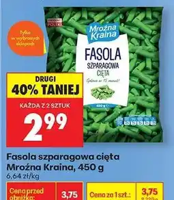 Biedronka Fasola szparagowa cięta Mrożna Kraina 450 g oferta