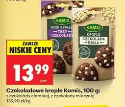 Biedronka Czekoladowe krople Kamis, 100 g oferta
