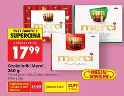 Biedronka Czekoladki Merci, 250 g oferta