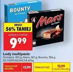 Biedronka Lody – multipack oferta
