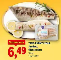 Lidl TARG RYBNY LIDLA Sandacz filet ze skórą oferta