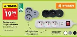 Biedronka Rozgałęziacz lub przedłużacz z uziemieniem oferta