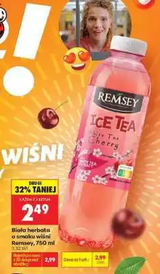 Biedronka Biała herbata o smaku wiśni Remsey, 750 ml oferta