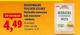 Lidl REGIONALNE POLSKIE SZLAKI Herbatka oferta
