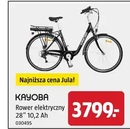 Jula Rower elektryczny Kayoba oferta