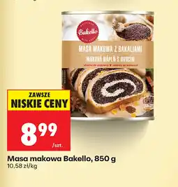 Biedronka Masa makowa Bakello oferta