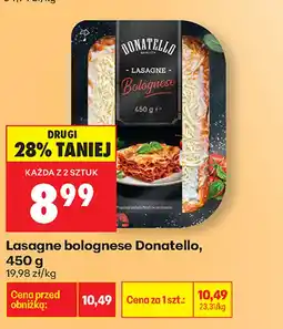Biedronka Lasagne Donatello oferta