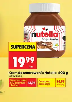 Biedronka Krem do smarowania Nutella oferta