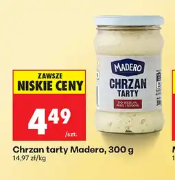 Biedronka Chrzan tarty Madero oferta
