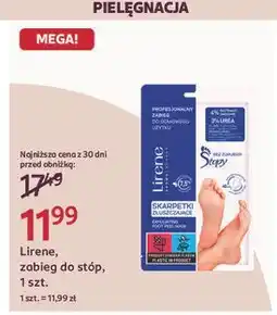 Rossmann Skarpetki złuszczające bez zgrubień Lirene Dermoprogram oferta
