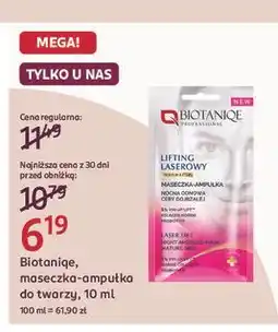 Rossmann Maseczka-ampułka do cery dojrzałej Biotaniqe Multi Biomask oferta