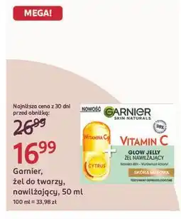 Rossmann Żel nawilżający do skóry matowej Garnier Vitamin C oferta