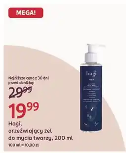 Rossmann Żel do mycia twarzy Hagi Men oferta