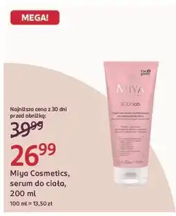 Rossmann Olejkowe serum rewitalizujące do przesuszonej skóry Miya Body.lab oferta