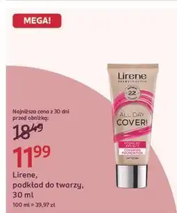 Rossmann Podkład do twarzy naturalny Lirene All Day Cover! oferta