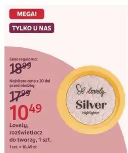 Rossmann Rozświetlacz Lovely Bouncy Silver oferta