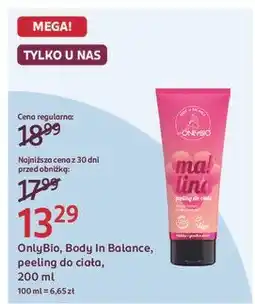 Rossmann Peeling do ciała malinowy Only Bio oferta